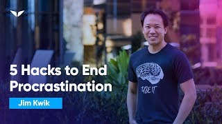 5 Mental Hacks To End Procrastination  Jim Kwik [upl. by Gualtiero923]