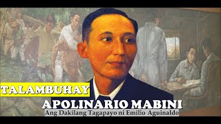 APOLINARIO MABINI  ANG DAKILANG TAGAPAYO NI EMILIO AGUINALDO [upl. by Enihpad]