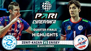 ZenitKazan vs Enisey  HIGHLIGHTS  Quarter Finals  Round 1  Pari SuperLeague 2024 [upl. by Danni]