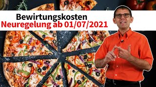 Bewirtungskosten Neuregelung der Betriebsausgaben ab 172021 [upl. by Joby]