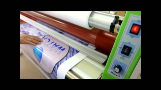 USTECH Master Worf VT600 Cold Laminator [upl. by Snehpets852]