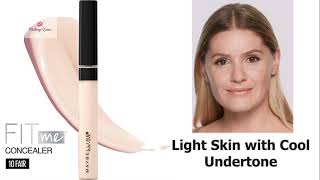 Maybelline Concealer Fit Me Shades 2021 [upl. by Nnoved]