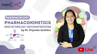 Pharmacokinetics  DRUG METABOLISM  BIOTRANSFORMATION with Dr Priyanka Sachdev [upl. by Narra736]