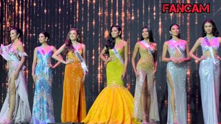 TOP 10 Announcements Miss Universe Philippines 2022 FANCAM [upl. by Eiramasil]