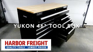 YUKON 46quot Tool Box  Harbor Freight Tool Box [upl. by Suolhcin787]