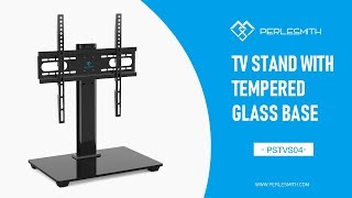 PSTVS04 Table Top TV Stand for 37quot 55quot TVs  PERLESMITH [upl. by Melnick]