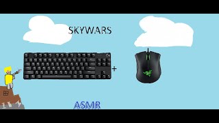 Dominating Hypixel Skywars keyboardmouse ASMR [upl. by Ahsirek414]