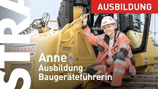 Mit starken Maschinen Großes bewegen Ausbildung zur Baugeräteführerin bei STRABAG [upl. by Hardin]