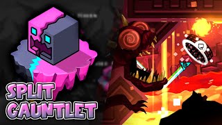 “Split Gauntlet” Complete All Coins – Geometry Dash [upl. by Godderd]