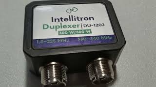 Intellitron DU 1202 HF  VHF UHF Duplexer [upl. by Yannodrahc]