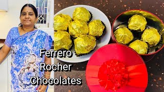 Ferrero Rocher  Home made chocolates  By Lalitha Munoth [upl. by Koah]