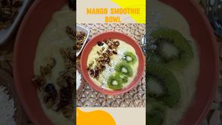 Mango Smoothie Bowl Recipe Quick And Healthy Vegan Breakfast Idea [upl. by Nitsruk]