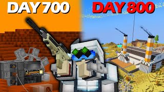 I Survived 800 Days in the Ages of History in Minecraft FULL MOVIE [upl. by Reaht]