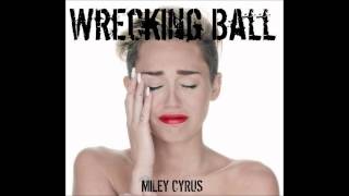 Miley Cyrus  Wrecking Ball Karaoke  Instrumental with lyrics [upl. by Nekial]