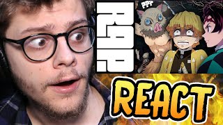 Demon Slayer Rap  Daddyphatsnaps  RUSTAGE REACTS [upl. by Antipus]