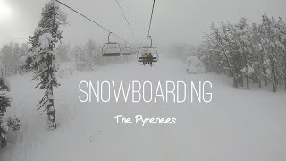 TRAVEL VLOG  Snowboarding the Pyrenees [upl. by Hastings]