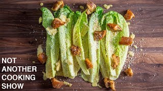 THE ORIGINAL CAESAR SALAD RECIPE [upl. by Rosabelle]