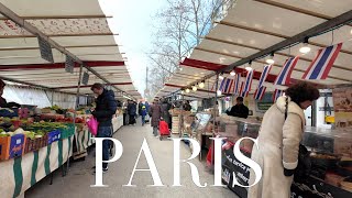 Local Paris Saturday market [upl. by Amandi]