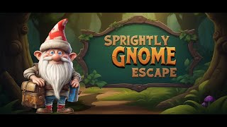 G4K Sprightly Gnome Escape Game Walkthrough [upl. by Sucirdor]