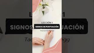 🤷🏻‍♀️ Aprendamos los signos de puntuación en Taquigrafía Gregg taquigrafía taquigrafia [upl. by Cyndia]