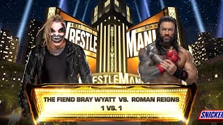 THE FIEND VS ROMAN REIGNS [upl. by Laen]