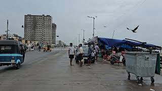 Relaxing Walk  The Day after heavy rain in Chennai  Foreshore Estate to Light House  Morning Walk [upl. by Annaeoj]