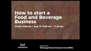 How to Start a Food and Beverage Business – Webinar [upl. by Quigley]