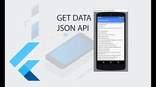 Flutter Get Data JSON API [upl. by Kira595]