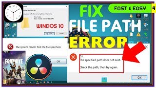 FIX quotTHE SPECIFIED PATH DOES NOT EXISTquot Remounting drive in Windows 10 TechSpertiseTv FampE4 [upl. by Aihsatan]