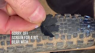 WTB Riddler Tubeless repair using a STANS DART  Epic Fail Unpaid review [upl. by Aznola]