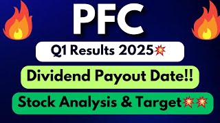 PFC Share Target  PFC Q1 Results 2025  PFC Share Latest News  PFC Share news today [upl. by Enetsuj]