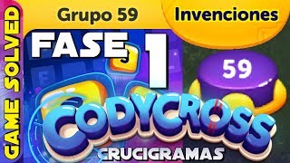 CodyCross  Crucigramas  Invenciones  Grupo 59  Fase 15 [upl. by Ahsilrae]