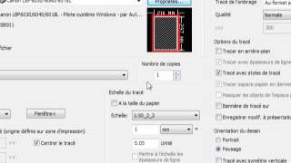 Tirage de plan autocad 2008 [upl. by Nylavad164]