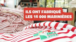 JMJ Lisbonne  dans latelier qui fabrique nos marinières [upl. by Nnylrac]