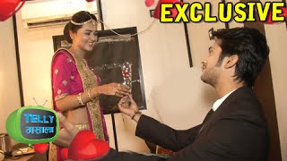 Exclusive Interview Lakshya Proposes Ragini On The Sets Of Swaragini  Colors [upl. by Aicilet904]