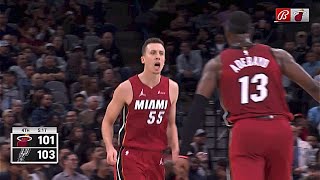 The Miami HEAT Closing Out the Game vs the Spurs 19Point Comeback [upl. by Mercy]