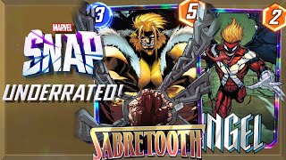 SABRETOOTH amp ANGEL New DESTROY  Marvel Snap Deck [upl. by Ttevy]