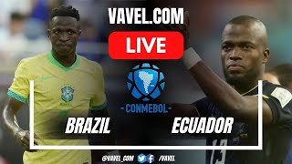 🔴LIVE  Brazil vs Ecuador  World Cup Conmebol Qualifiers 2026  Full Match Streaming [upl. by Dale]