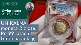 UNIKALNA moneta 2 złote wybita w Paryżu trafia na Aukcję po prawie 100 latach  nakład tylko 15 egz [upl. by Kandy]