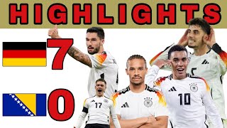 Germany 🇩🇪 vs 🇧🇦 Bosnia and Herzegovina Highlights and Goals UEFA Nations League sportnews [upl. by Werdma]