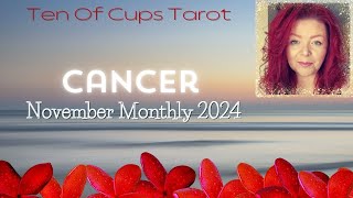 Cancer Tarot quotYoure Eye Is On The PRIZE In Novemberquot November 2024 [upl. by Renrut]