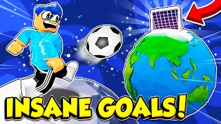 I Scored A Goal FROM SPACE In Goal Kick Simulator Roblox [upl. by Halda]