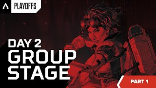 ALGS Year 4 Split 2 Playoffs  Day 2 Group Stage Part One  Apex Legends [upl. by Nekial]