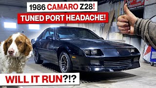 Another Bargain or Bust Facebook Camaro Low Mileage 1986 Z28 Tuned Port Injection Will It Run [upl. by Htiduj]