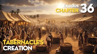 EXODUS 36 ABUNDANT OFFERINGS amp TABERNACLES CONSTRUCTION [upl. by Alaj]