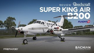 Prepar3D  Review Flight1 Super King Air B200 G1000 [upl. by Eelrak]