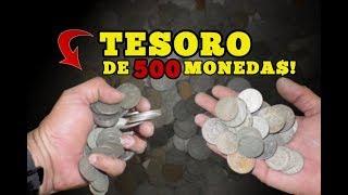 TESORO de 500 MONEDAS en casa ABANDONADA  Cazando La Historia [upl. by Trotta]