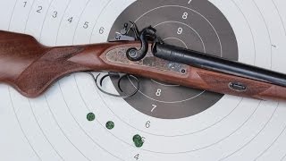 Shooting the Pedersoli Kodiak Express muzzleloading double rifle [upl. by Sitoiganap]