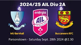 Buccs Vs Barnhall  Sept 2024 [upl. by Kev]