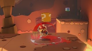 Redpepper Crater 100 Colorization Guide  Paper Mario Color Splash Walkthrough [upl. by Tletski]